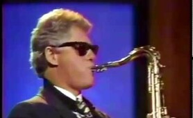 Bill Clinton playing saxophone on Arsenio Hall Show (HD)